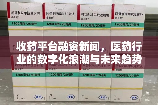 周口收药平台融资新闻，医药行业的数字化浪潮与未来趋势