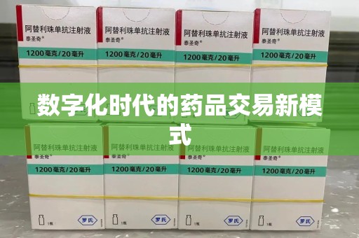 周口数字化时代的药品交易新模式