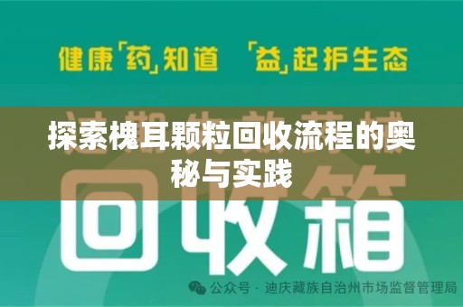 周口探索槐耳颗粒回收流程的奥秘与实践