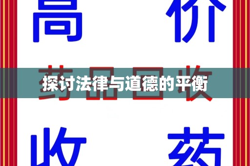 周口探讨法律与道德的平衡